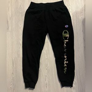 Champion Black and Camouflage Kids Joggers